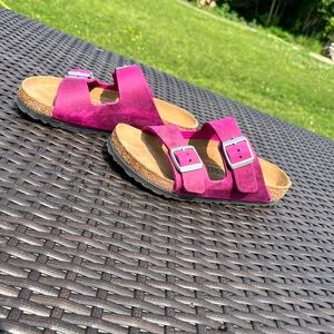 Birkenstock Arizona Oiled Festival Fuchsia, size 36 EU